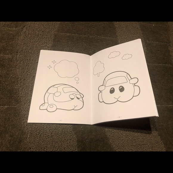 Pui Pui Molcar Coloring Book Japan Exclusive Nurie Kawaii Guinea Pig Cars - Picture 9 of 12